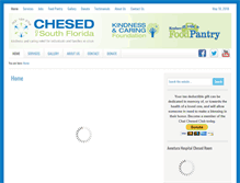 Tablet Screenshot of chesedofflorida.org